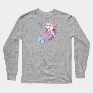 Mermaid + Jelly Long Sleeve T-Shirt